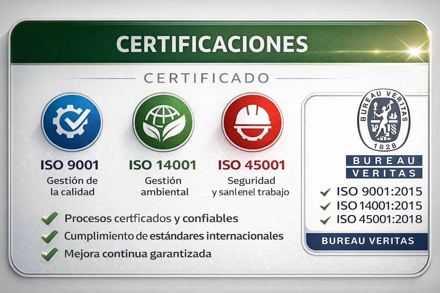 CERTIFICACIONES